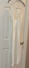 Val Mode Vintage White Lace Trim Lingerie Slip Size S Made in Philippines
