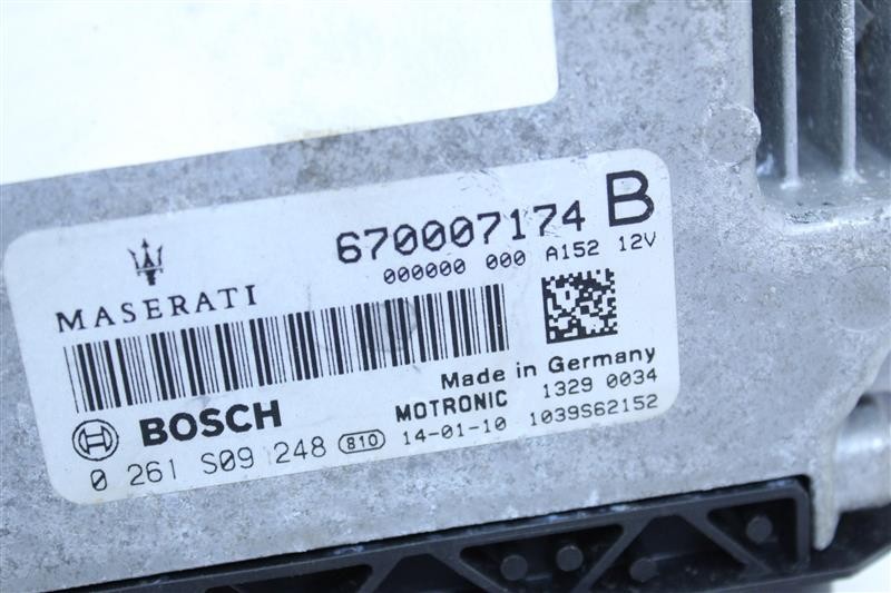 Used Engine Control Module (ECM) fits: 2014 Maserati QUATTROPORTE  Grade A