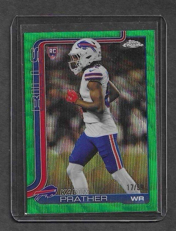 2025 Topps Chrome Kaden Prather Green Wave Refractor #/99