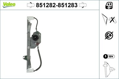 VALEO Fensterheber 851282 für KA FORD RU8 TDCi