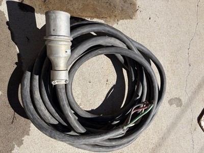 Crouse-Hinds Arktite 100A Connector w/ 45ft 4/C 2 AWG SEOOW Mining Cable MSHA
