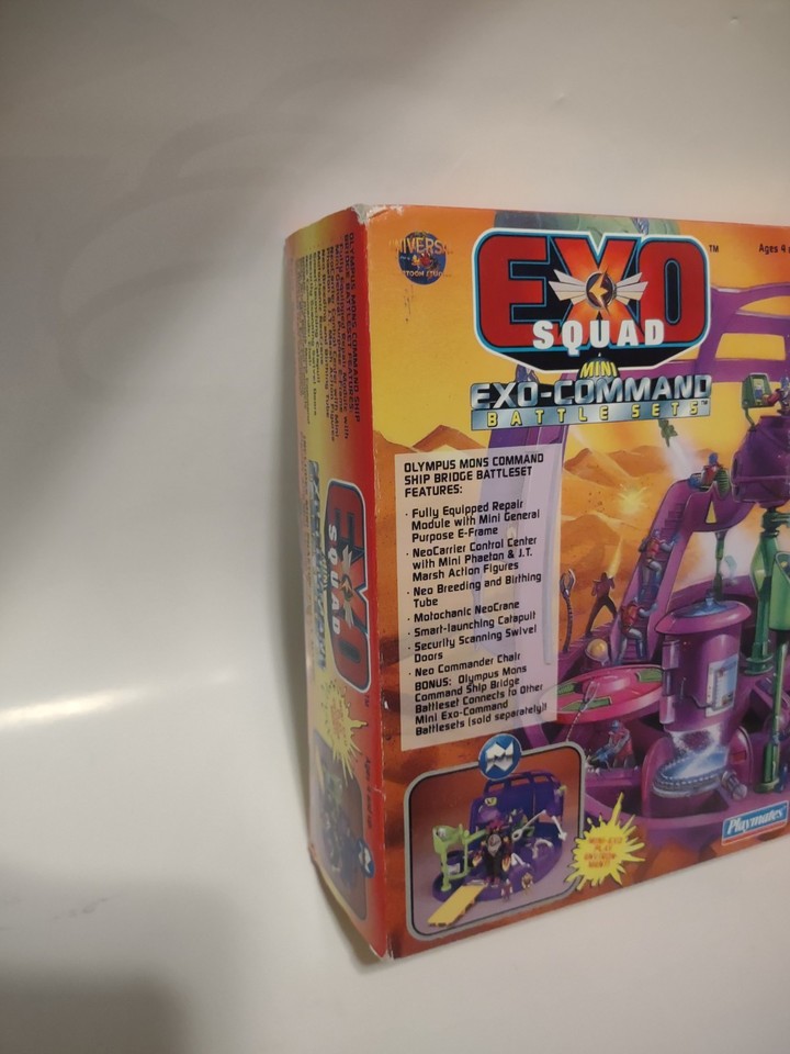 Olympus Mons Command Ship Bridge Battleset 1995 EXO SQUAD Playmates | eBay