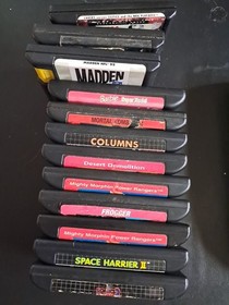Sega Genesis Console with Hookups Controller And 12 Games All Tested