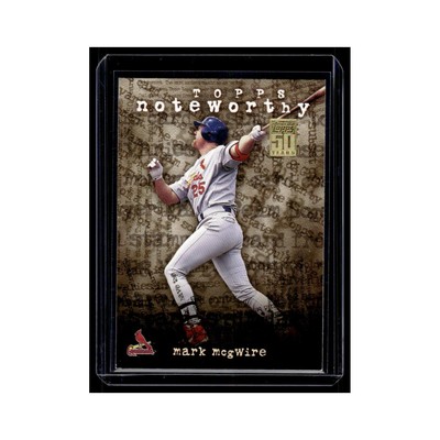 Mark McGwire 2001 Topps Noteworthy #TN1 St. Louis Cardinals Baseball Card NM