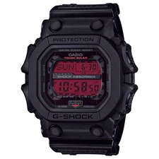 CASIO G-Shock Classic Solar-Powered Watch - Black With Red Dial (GX-56BBR-1CR)