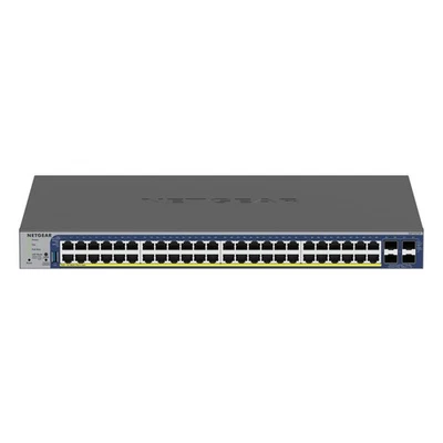 NETGEAR GS752TXPv3 Smart Managed Switch 48x Gigabit Ethernet (PoE+, max. 390W), - Bild 1 von 4