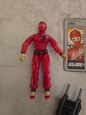 Vintage GI Joe Jinx Ninja 1987 v1 100% COMPLETE w/File Card | eBay