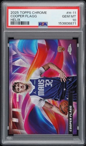 2025 Topps Chrome Update Cooper Flagg Base (PSA 10)