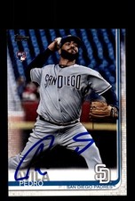Signed Baseball Card Auto 2019 Topps Update #US115 Pedro Avila San Diego Padres