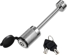 Trailer Coupler Lock 1/4'' Dia, 3-3/8'' Span Trailer Tongue Lock Fits Latch-T
