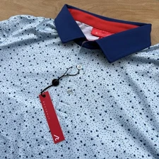Redvanly Golf Bedford Polo Sz XL Breeze NWT $105 Retail Performance Luxury