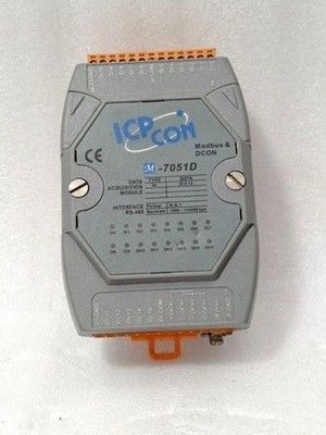 TESTED ICP CON M-7051D MODBUS & DCON ISOLATED DIGITAL INPUT MODULE