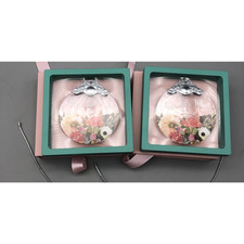 Our First Wedding as Mr. Mrs. 2023 Christmas ornament 3" w/gift box 2 pcs READ
