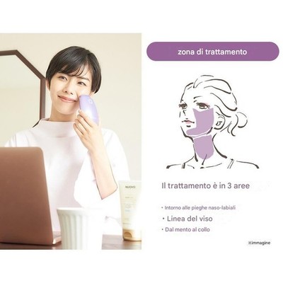 NEWA+ RF美容器 パープル NEWA+ Lift Plus Wireless Edition Purple RF Facial Beauty Device w