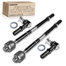Set of 4, Front Inner  Outer Tie Rod End Kit, Compatible with Dodge Ram 1500