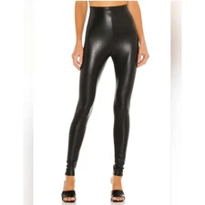 Commando Faux Leather Leggings Women's Black Size Medium