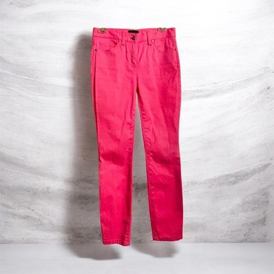 Carlisle Collection Womens Size 2 Pink Straight Leg Pants Tailored Career Chic