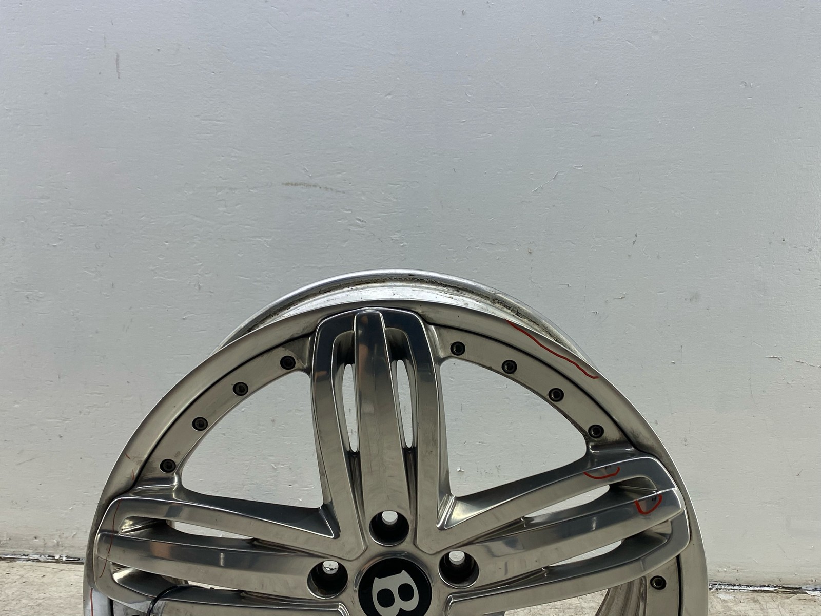 2010-2020 BENTLEY MULSANNE OEM 21X9 5 TRIPLE CHROME SPOKE ALUMINUM WHEEL RIM