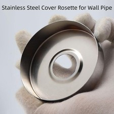 Roseta de cubierta de acero inoxidable para fregaderos de tubería de pared grifo ducha decoración