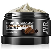 JVR Face Scrub for Men, Facial Scrub for Deep Exfoliating, Cleansing, Removing