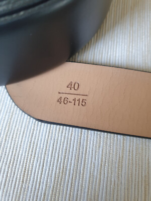 Herren Gürtel Giorgio Armani, schwarz 120 / 3 cm nicht getragen, sehr elegant