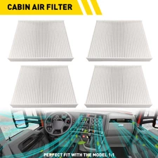 SET of 4 CABIN AIR FILTER FOR PETERBILT 567 579/CUMMINS ISX ISX12 ISX15 X15 ISXG
