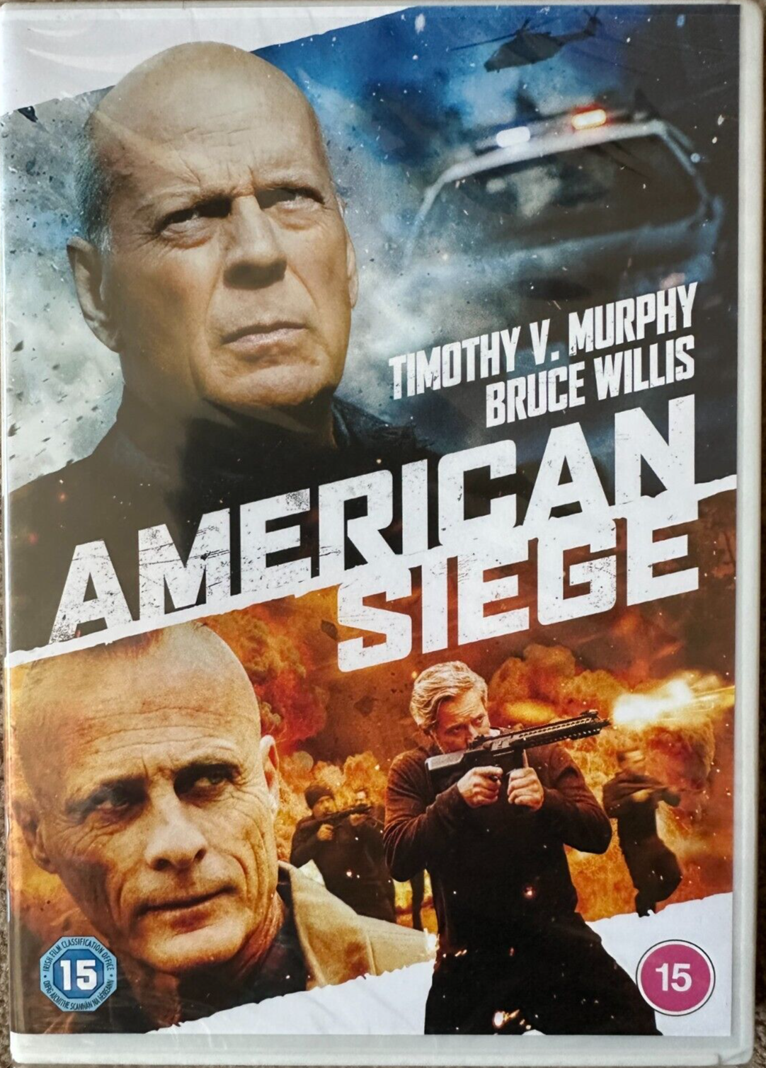 American Siege DVD - Region 2 - Bruce Willis - New & Sealed