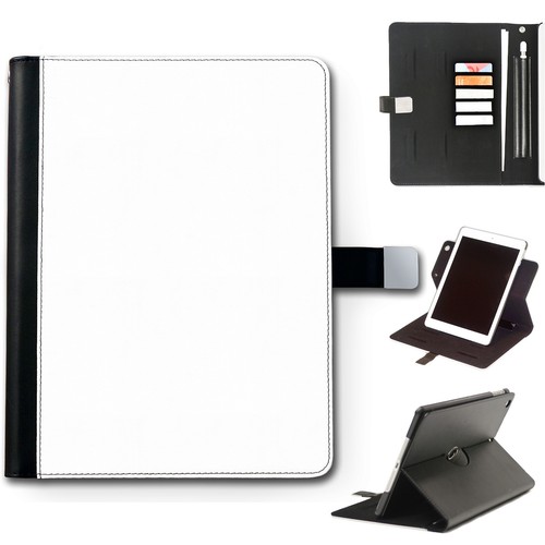 Hedgehog Cover For iPad 10/9/12.9 Pro/Mini Purple Flower PU Leather Case - Picture 5 of 34