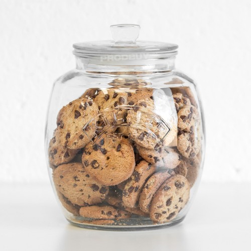 Kilner 2 Litre Glass Storage Cookie Jar Pasta Rice Biscuit Pot Kitchen