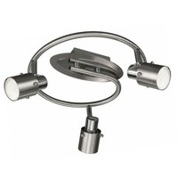 Spotleuchte Deckenleuchte Spotrondell Deckenlampe Spots Beweglich 3 Flammig GU10