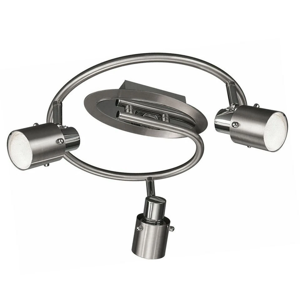 Spotleuchte Deckenleuchte Spotrondell Deckenlampe Spots beweglich 3 flammig GU10 - Bild 1 von 1