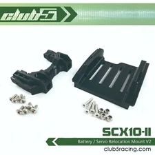 Battery / Servo Relocation Mount V2 for Axial SCX10 II