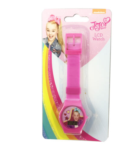 JoJo Siwa Girls Watch Pink Band Nickelodeon Lcd Watch