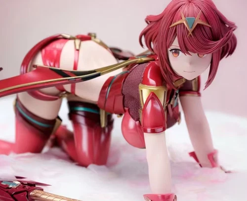 Anime 1/4 Xenoblade Chronicles 2 Action Figure Pyra Homura Model w/Two Heads Toy - Picture 1 of 6