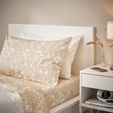 Brand New IKEA JATTEVALLMO Yellow White Twin ...