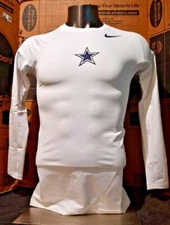 Dallas-Cowboys Nike On Field-Compression Shirt Long Sleeve Men's L-4XL   NIP