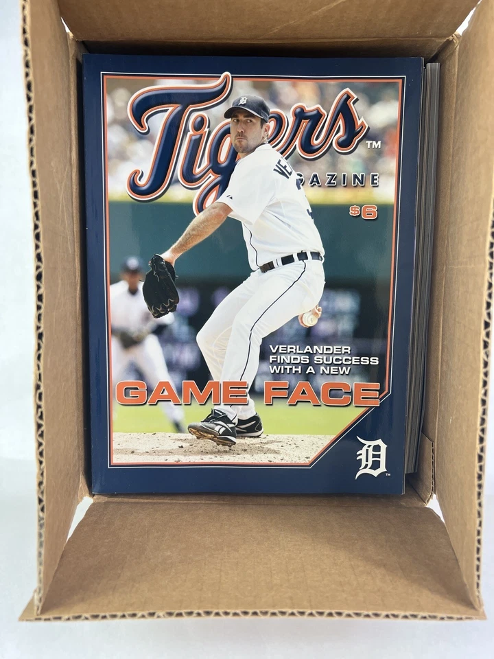 2009 Detroit Tigers Program Magazine Justin Verlander Cover Issue #3 NrMt QTY 36 - Image 3 of 4