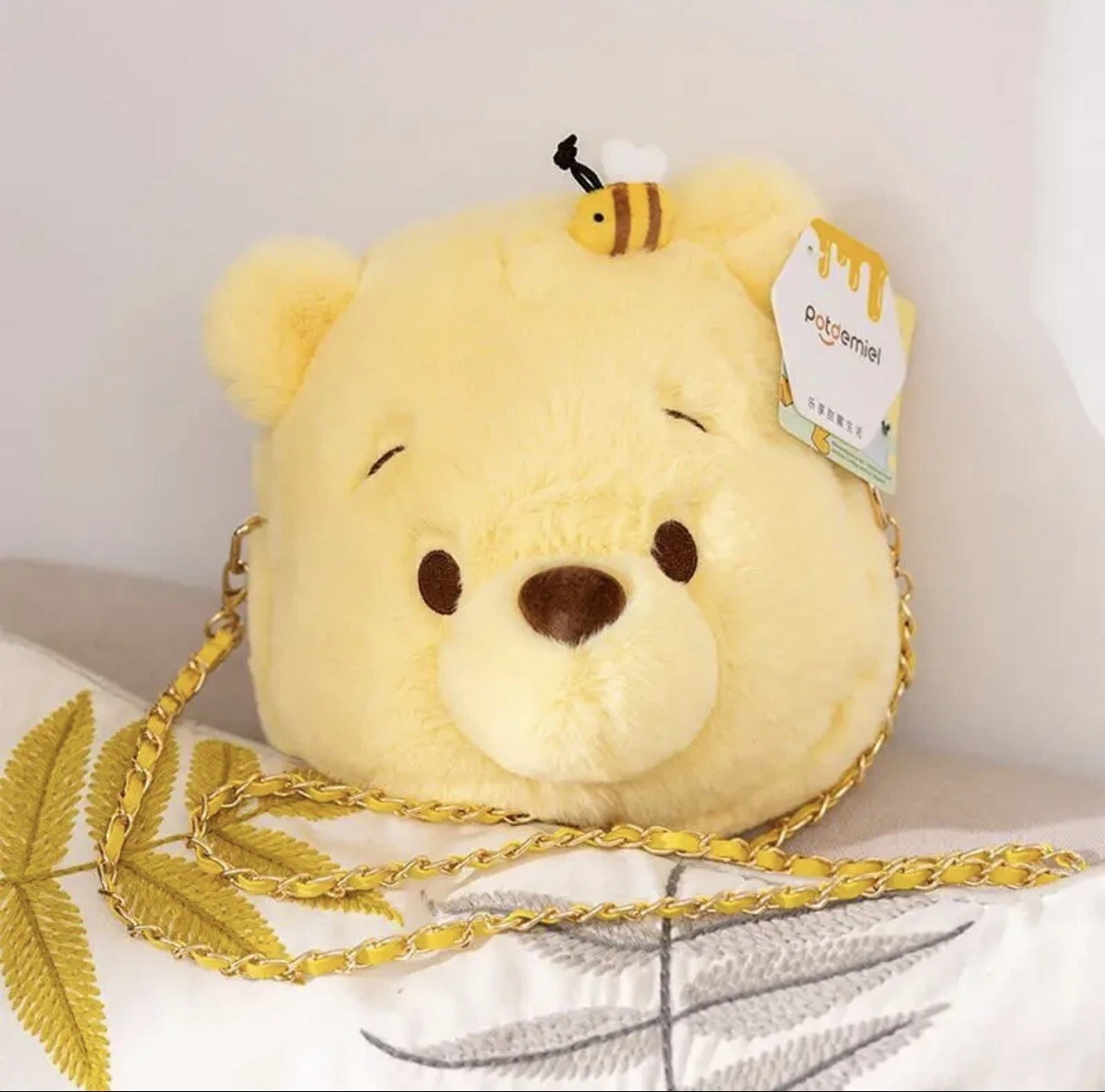 Adorable Honey Pot Shoulder Bag Plush Accessory - China Bear Bag