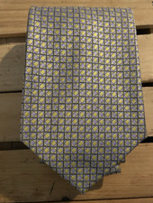 Vintage Men's 70s Prince Rossani Polyester Tie 53x4.25 Funky Geometric USA Made