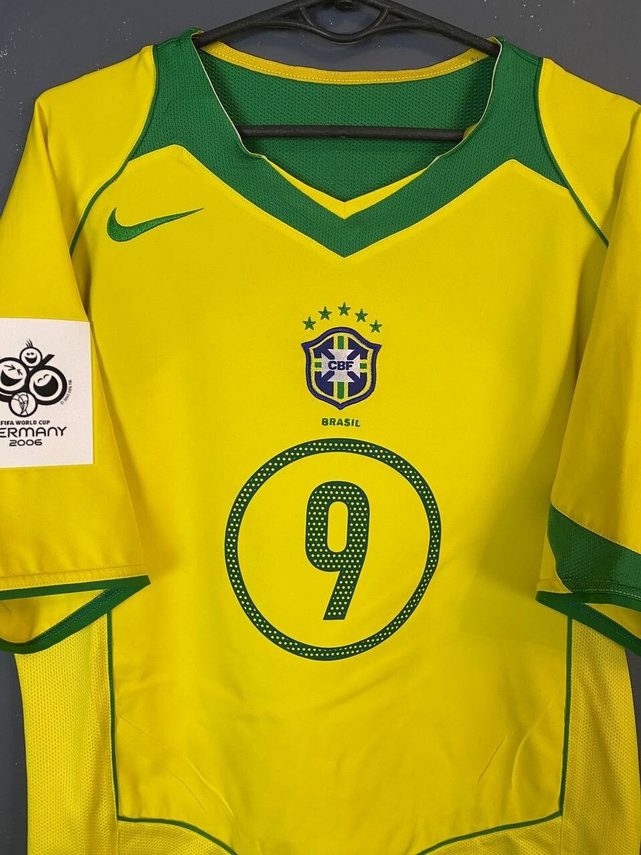 ウェア 04s Brazil National Team Uniform Ronaldo Nike 2004 2006 Brazil Ronaldo Authentic Soccer Jersey Kit