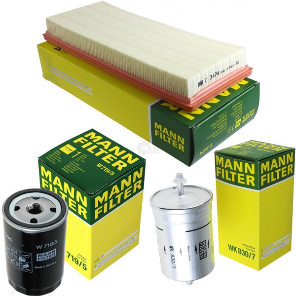 Mann-Filter Paket FüR VW Golf I Cabriolet 155 1.8 Kaefer 19E 1G1 GTI 1.3 1G2 165-image