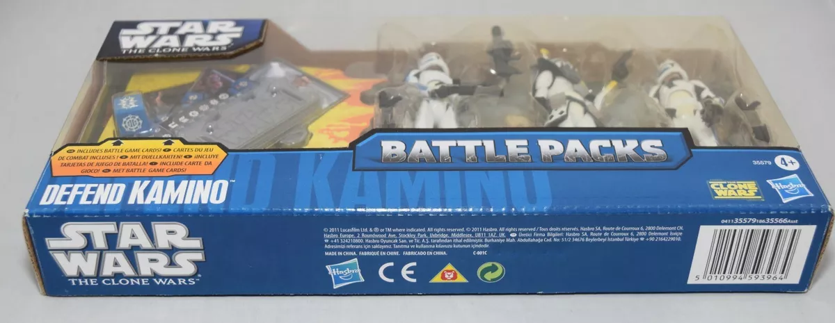 STAR WARS BATTLE PACKS THE CLONE WARS DEFEND KAMINO W GAME CARDS