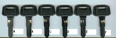 (1) Kawasaki Mule ATV Cut to Your Key Code A,B,C,D,E,F11111-44444