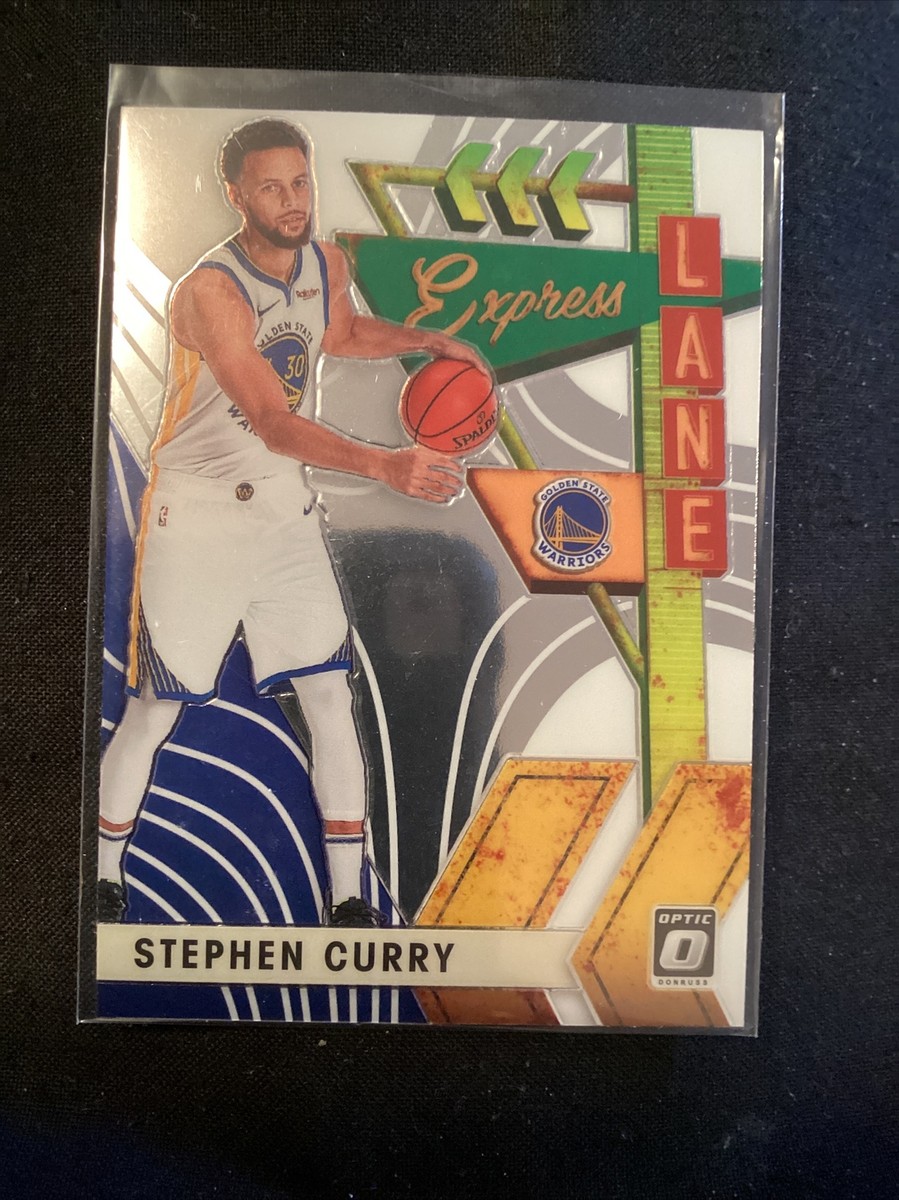 2019-20 Panini Donruss Optic Express Lane Stephen Curry #16 Golden