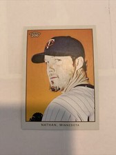 Joe Nathan 2009 Topps 206 Baseball #77 Baseball Card Minnesota Twins