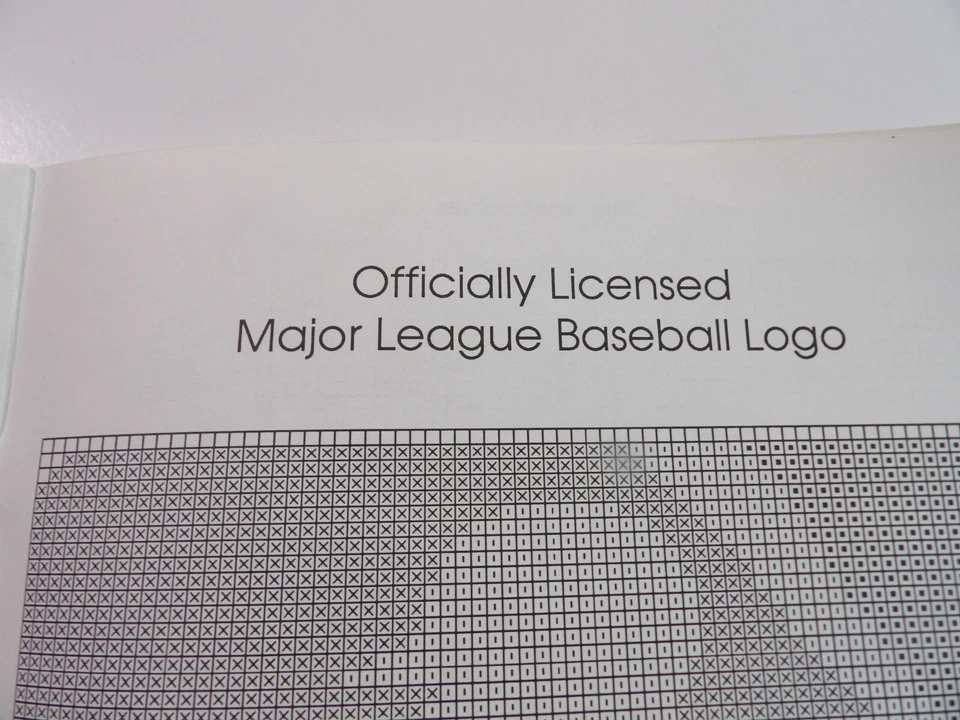 Baseball Cross Stitch Chart National League Major League 19 Page Booklet - Image 3 of 4