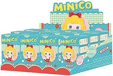 Image of POP MART Minico toy party series Figure commerciali in PVC e ABS SCATOLA da 12