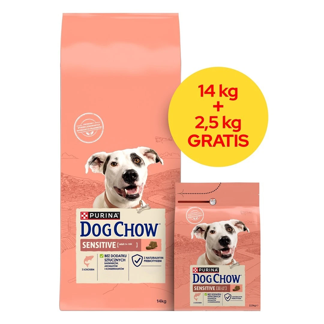8445291655249 PURINA Dog Chow Sensitive Salmon - Dry Dog Food - 14+