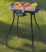 Brace Barbecue Griglia Elettrica 2000W BBQ Esterno Interno Piano Cottura Grande