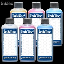 6X100ML InkTec® DYE Ink Refill Set For T0801 T0802 T0803 T0804 T0805 T0806